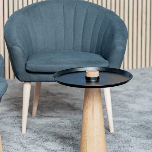 Sessel "Lida", dunkelgrau