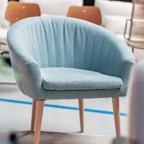 Sessel "Lida", hellblau